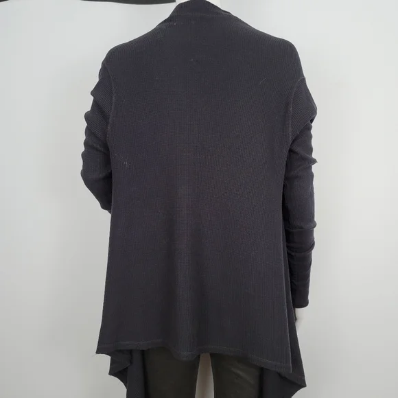 Splendid Thermal Wrap Black Cardigan - Picture 13 of 16